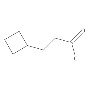 2-Cyclobutylethane-1-sulfinyl chloride结构式