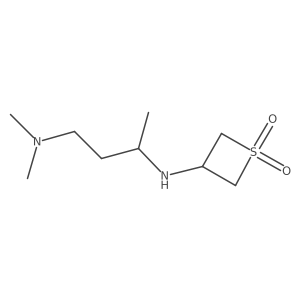 3-((4-(Dimethylamino)butan-2-yl)amino)thietane1,1-dioxide Structure