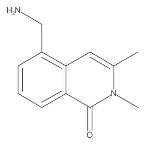 5-(Aminomethyl)-2,3-dimethylisoquinolin-1(2H)-one结构式