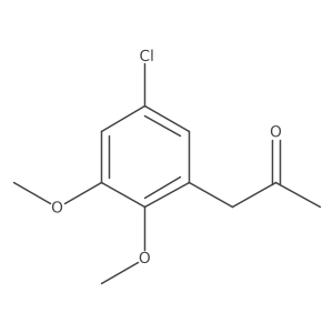 1-(5-Chloro-2,3-dimethoxyphenyl)propan-2-one结构式