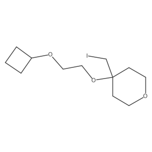4-(2-Cyclobutoxyethoxy)-4-(iodomethyl)oxane Structure