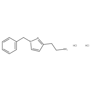 2-(1-Benzyl-3-pyrazolyl)ethylamine dihydrochloride Structure