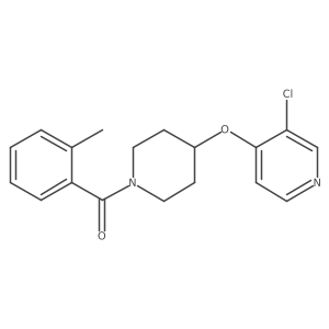 (4-((3-Chloropyridin-4-yl)oxy)piperidin-1-yl)(o-tolyl)methanone Structure