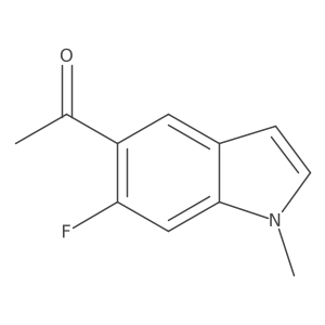 1-(6-Fluoro-1-methyl-1H-indol-5-yl)ethan-1-one Structure