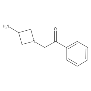2-(3-Aminoazetidin-1-yl)-1-phenylethan-1-one Structure