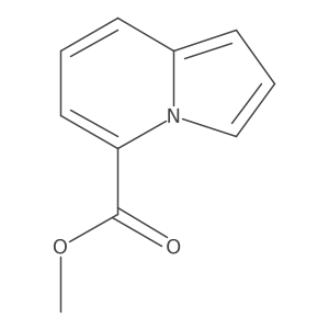 Methyl indolizine-5-carboxylate Structure