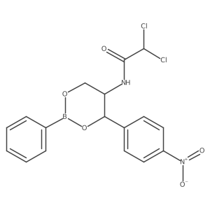 Acetamide, 2,2-dichloro-N-[4-(4-nitrophenyl)-2-phenyl-1,3,2-dioxaborinan-5-yl]-, (4R-cis)-结构式