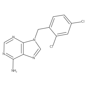 9-(2,4-Dichlorobenzyl)-9H-purin-6-amine Structure