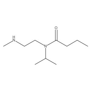 N-[2-(methylamino)ethyl]-N-(propan-2-yl)butanamide结构式