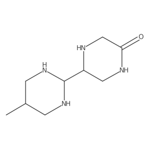 5-(5-Methyl-1,3-diazinan-2-yl)piperazin-2-one Structure