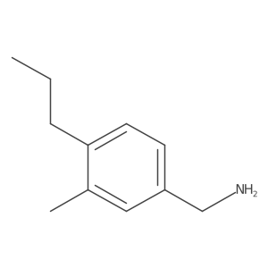 (3-Methyl-4-propylphenyl)methanamine Structure