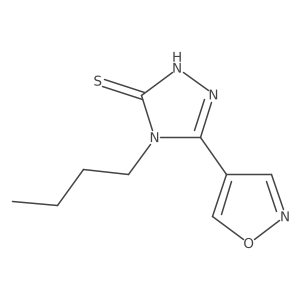 4-butyl-5-(1,2-oxazol-4-yl)-4H-1,2,4-triazole-3-thiol Structure