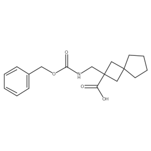 2-({[(Benzyloxy)carbonyl]amino}methyl)spiro[3.4]octane-2-carboxylic acid结构式