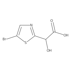 2-(5-Bromo-1,3-thiazol-2-yl)-2-hydroxyacetic acid Structure