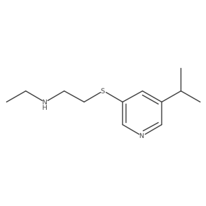 Ethyl(2-{[5-(propan-2-yl)pyridin-3-yl]sulfanyl}ethyl)amine结构式