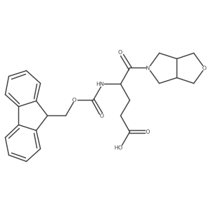 4-({[(9H-fluoren-9-yl)methoxy]carbonyl}amino)-5-{hexahydro-1H-furo[3,4-c]pyrrol-5-yl}-5-oxopentanoic acid Structure