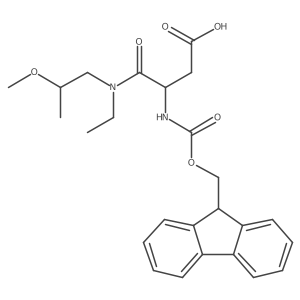 3-[ethyl(2-methoxypropyl)carbamoyl]-3-({[(9H-fluoren-9-yl)methoxy]carbonyl}amino)propanoic acid Structure