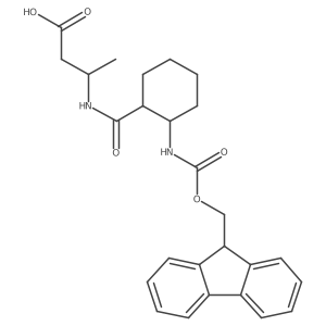 3-{[2-({[(9H-fluoren-9-yl)methoxy]carbonyl}amino)cyclohexyl]formamido}butanoic acid Structure