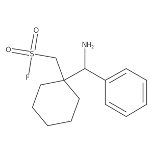 {1-[Amino(phenyl)methyl]cyclohexyl}methanesulfonyl fluoride结构式