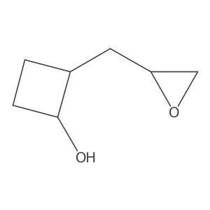 2-[(Oxiran-2-yl)methyl]cyclobutan-1-ol Structure