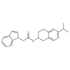 N-(2-(dimethylamino)-5,6,7,8-tetrahydroquinazolin-6-yl)-2-(1H-indol-1-yl)acetamide Structure