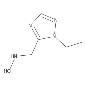 N-[(1-ethyl-1H-1,2,4-triazol-5-yl)methyl]hydroxylamine结构式