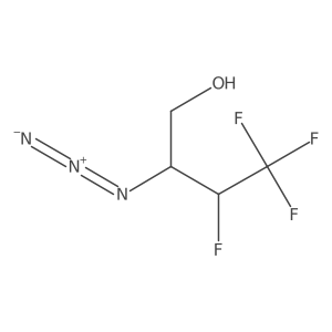2-Azido-3,4,4,4-tetrafluorobutan-1-ol Structure