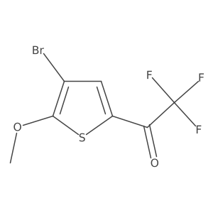 1-(4-Bromo-5-methoxythiophen-2-yl)-2,2,2-trifluoroethan-1-one Structure