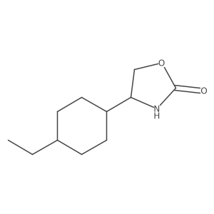 4-(4-Ethylcyclohexyl)-1,3-oxazolidin-2-one Structure
