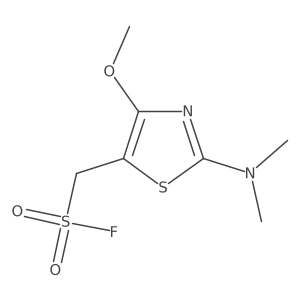 [2-(Dimethylamino)-4-methoxy-1,3-thiazol-5-yl]methanesulfonyl fluoride结构式