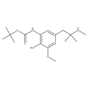 tert-butyl N-{2-hydroxy-3-methoxy-5-[2-methyl-2-(methylamino)propyl]phenyl}carbamate结构式