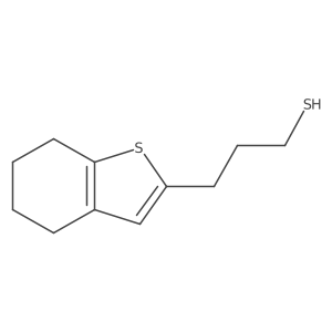 3-(4,5,6,7-Tetrahydro-1-benzothiophen-2-yl)propane-1-thiol Structure