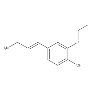 4-(3-Aminoprop-1-en-1-yl)-2-ethoxyphenol Structure