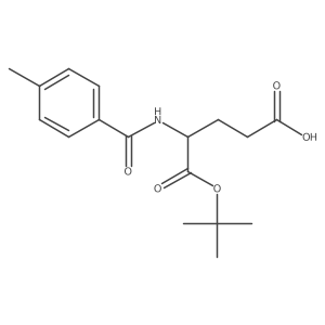 1-(1,1-Dimethylethyl) hydrogen N-(4-methylbenzoyl)-L-glutamate Structure