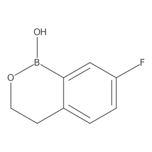 7-Fluoro-1-hydroxy-3,4-dihydro-2,1-benzoxaborinine Structure