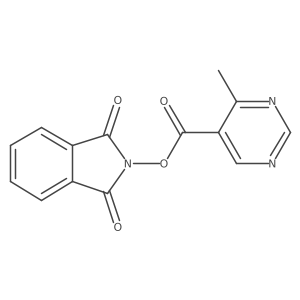 1,3-dioxo-2,3-dihydro-1H-isoindol-2-yl 4-methylpyrimidine-5-carboxylate Structure