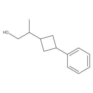 2-(3-Phenylcyclobutyl)propan-1-ol结构式