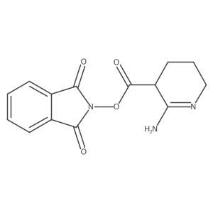 1,3-dioxo-2,3-dihydro-1H-isoindol-2-yl 2-amino-3,4,5,6-tetrahydropyridine-3-carboxylate结构式