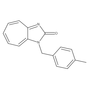 2(1H)-Cycloheptimidazolone, 1-(p-methylbenzyl)-结构式