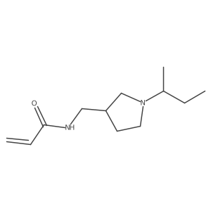 N-[(1-Butan-2-ylpyrrolidin-3-yl)methyl]prop-2-enamide Structure