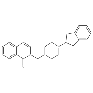 3-{[1-(2,3-dihydro-1H-inden-2-yl)piperidin-4-yl]methyl}-3,4-dihydroquinazolin-4-one Structure