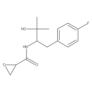 N-[1-(4-Fluorophenyl)-3-hydroxy-3-methylbutan-2-yl]oxirane-2-carboxamide结构式