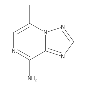 5-Methyl-[1,2,4]triazolo[1,5-a]pyrazin-8-amine结构式
