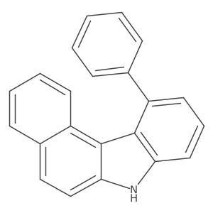 11-phenyl-7H-Benzo[c]carbazole结构式