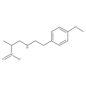 [2-(4-Methoxyphenyl)ethyl](2-nitropropyl)amine结构式
