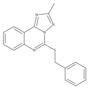 5-(Benzylthio)-2-methyl[1,2,4]triazolo[1,5-c]quinazoline Structure