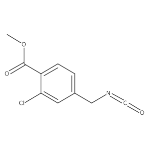 Methyl 2-chloro-4-(isocyanatomethyl)benzoate结构式