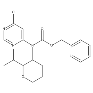 benzyl N-(6-chloropyrimidin-4-yl)-N-[2-(propan-2-yl)oxan-3-yl]carbamate Structure