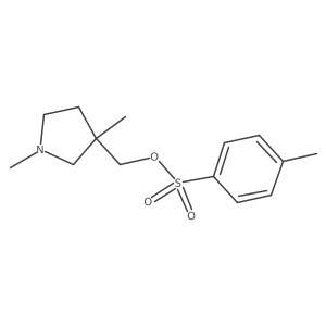 (1,3-Dimethylpyrrolidin-3-yl)methyl 4-methylbenzene-1-sulfonate Structure