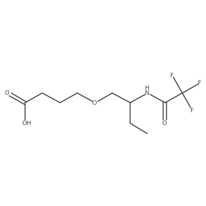 4-[2-(2,2,2-Trifluoroacetamido)butoxy]butanoic acid结构式